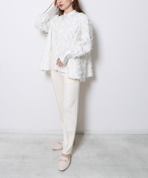 Re.Verofonna（ヴェロフォンナ） ブラウス シャツ ヘリンボン