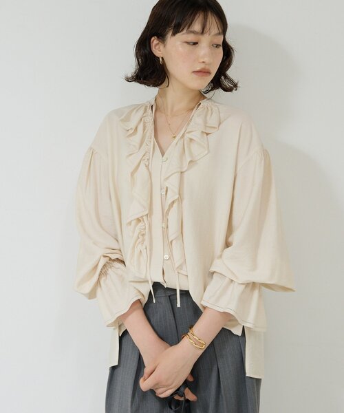 GALLARDAGALANTE（ガリャルダガランテ） ブラウス シャツ フリル