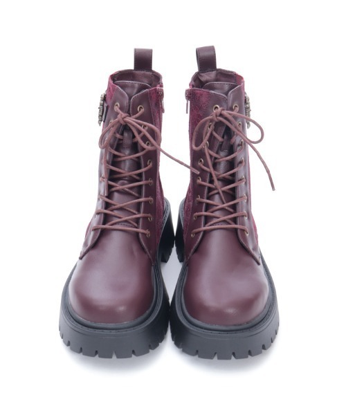 axes femme（アクシーズ ファム） ブーツ バックル使いワークブーツ