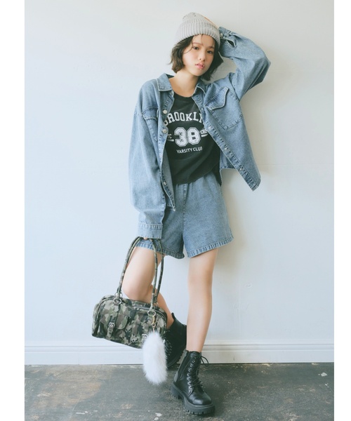 セットアップ デニムシャツSETUP キッズ 子供服 女の子 | LOVETOXIC | 02