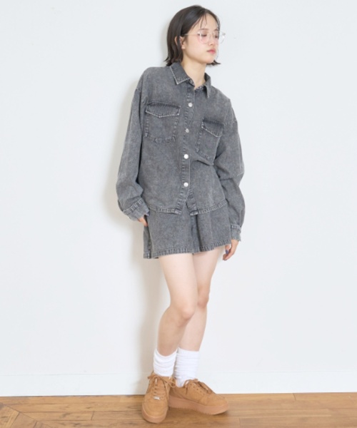 セットアップ デニムシャツSETUP キッズ 子供服 女の子 | LOVETOXIC | 05