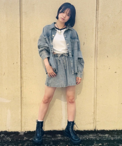 セットアップ デニムシャツSETUP キッズ 子供服 女の子 | LOVETOXIC | 07