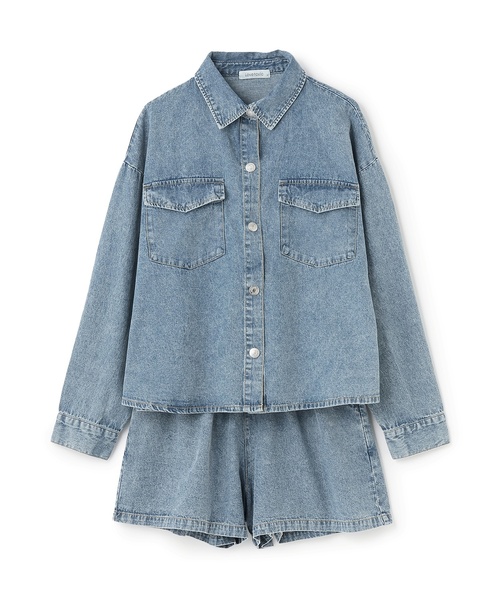 セットアップ デニムシャツSETUP キッズ 子供服 女の子 | LOVETOXIC | 09
