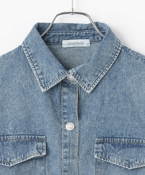 セットアップ デニムシャツSETUP キッズ 子供服 女の子 | LOVETOXIC | 13