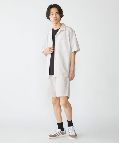 「SHIPS」 半袖シャツ X-LARGE チャコールグレー メンズ_画像3