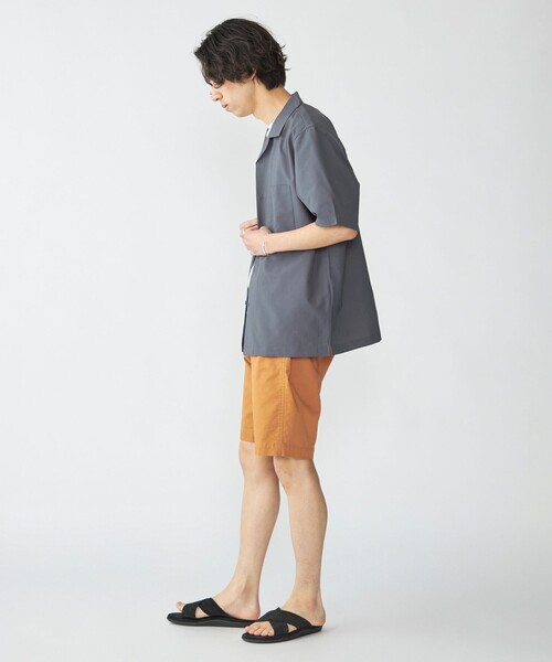 「SHIPS」 半袖シャツ X-LARGE チャコールグレー メンズ_画像8