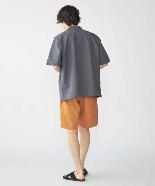 「SHIPS」 半袖シャツ X-LARGE チャコールグレー メンズ_画像9