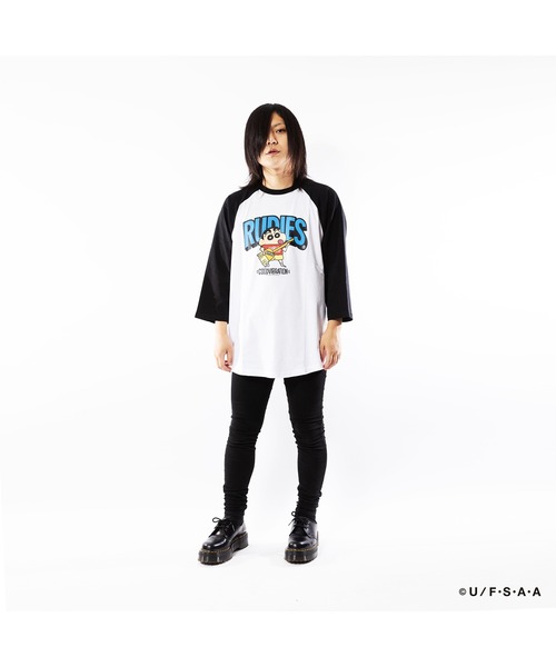 RUDIE'S（ルーディーズ） tシャツ RUDIE'SxCRAYON SHINCHAN GUITAR