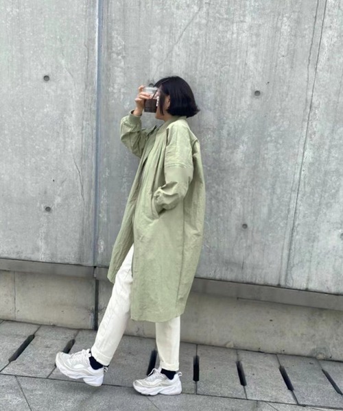 「me+em select」 コート FREE ブラック レディース_画像4