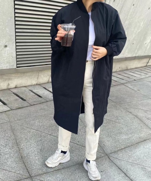 「me+em select」 コート FREE ブラック レディース_画像5