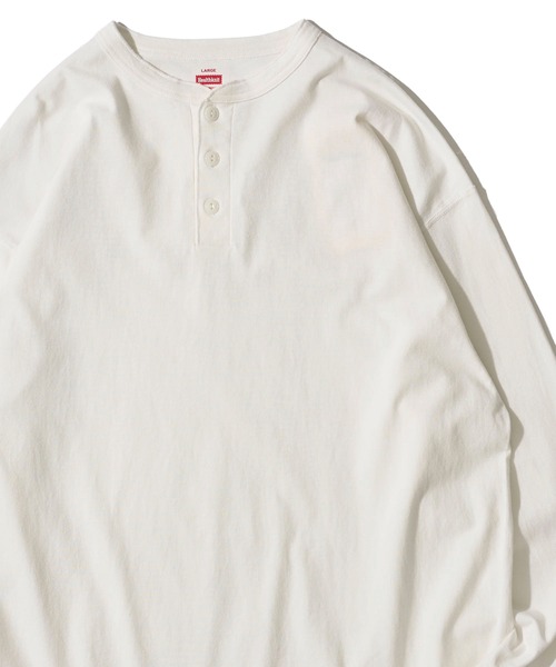 Healthknit（ヘルスニット） ヘンリーネック tシャツ 「Healthknit