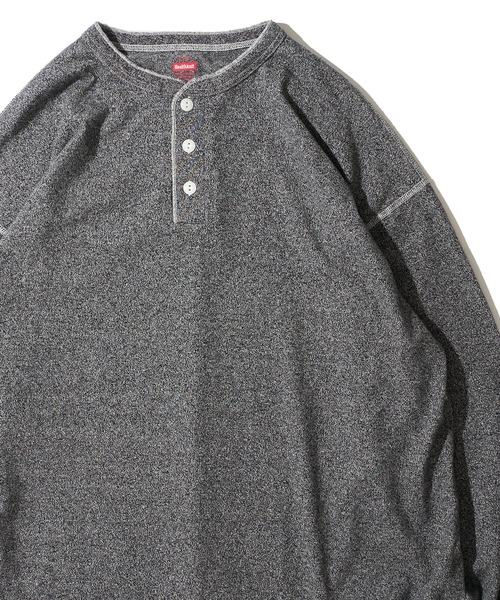 Healthknit（ヘルスニット） ヘンリーネック tシャツ 「Healthknit