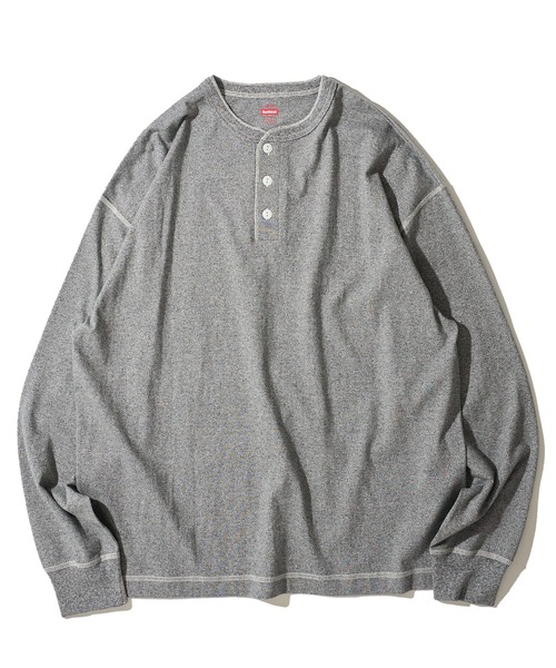 Healthknit（ヘルスニット） ヘンリーネック tシャツ 「Healthknit