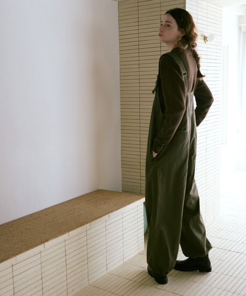 RNA サロペット オリーブグリーン M RNA-N（アールエヌエーエヌ） サロペット オーバーオール O0748