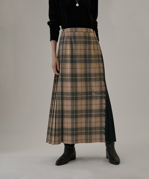 O'NEIL of DUBLIN（オニールオブダブリン） プリーツスカート M