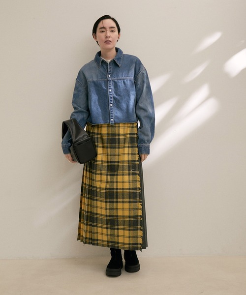 O'NEIL of DUBLIN（オニールオブダブリン） プリーツスカート M