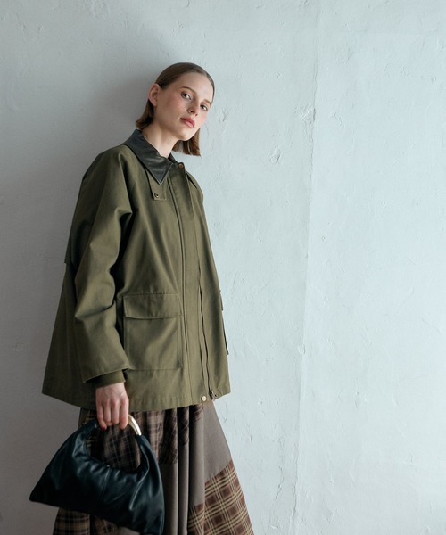 mysty woman（ミスティウーマン） ミリタリージャケット モッズコート