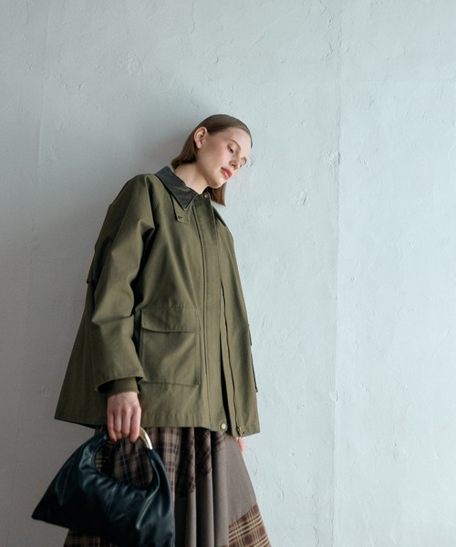mysty woman（ミスティウーマン） ミリタリージャケット モッズコート