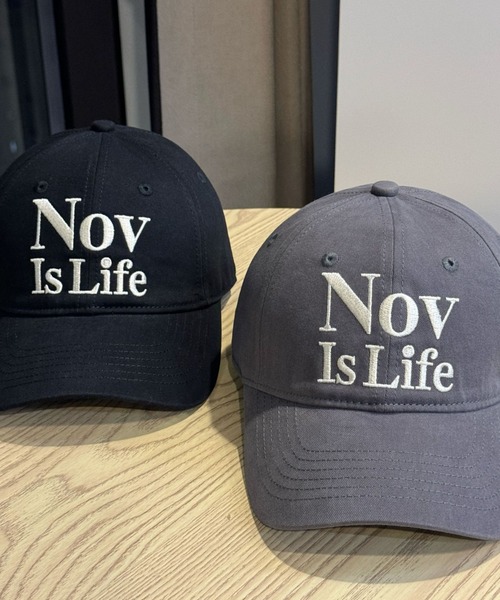 LETee キャップ 帽子 日よけ Nov is LifeシシュウCAP レディース