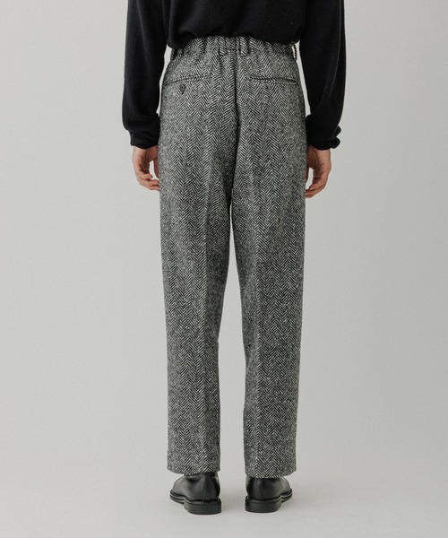 ADAM ET ROPE'（アダムエロペ） パンツ ヘリンボンツイード ワイド