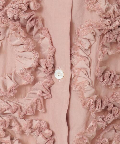 CURRENTAGE ベスト ジレ 「CURRENTAGE/カレンテージ」Ruffle vest