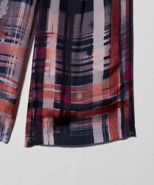 SACRA（サクラ） パンツ 「SACRA」ブラッシュ プリント パンツ