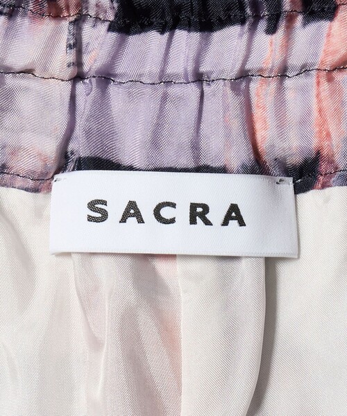 SACRA（サクラ） パンツ 「SACRA」ブラッシュ プリント パンツ