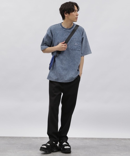 「LAKOLE」 半袖Tシャツ X-LARGE ライトブルー メンズ_画像4