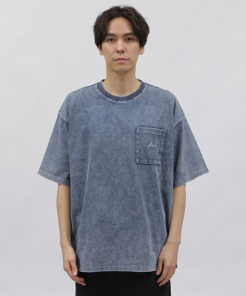 「LAKOLE」 半袖Tシャツ X-LARGE ライトブルー メンズ_画像8