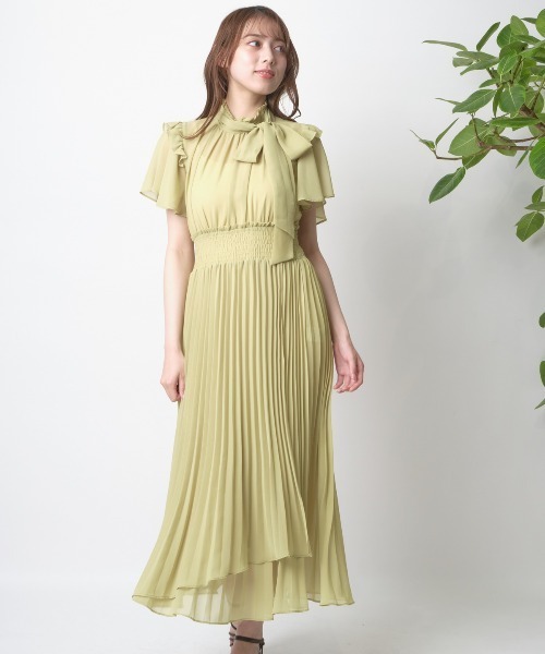 WILLSELECTION(ウィルセレクション) 半袖ワンピース MEDIUM グリーン WILLSELECTION(ウィルセレクション) 半袖ワンピース MEDIUM グリーン