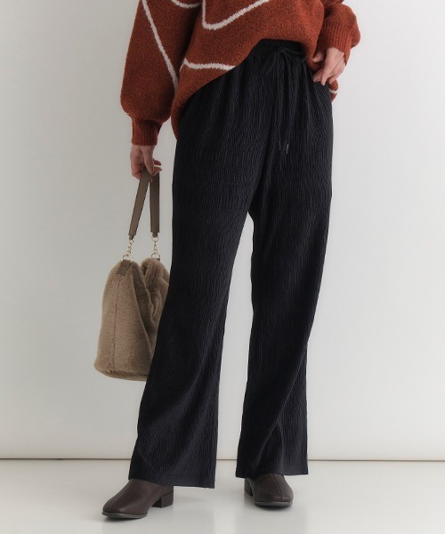 Right-on（ライトオン） パンツ 「HONEYSUCKLE ROSE」ベロア楊柳フレア