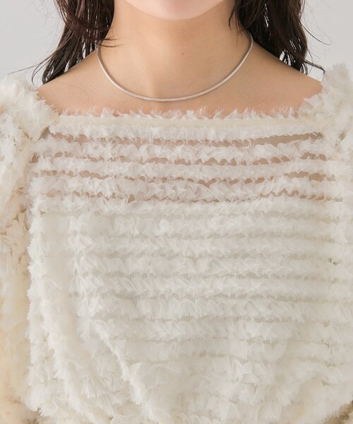 mysticブラウス mystic ブラウス シャツ スクエアフリンジ レディース : ZOZOTOWN