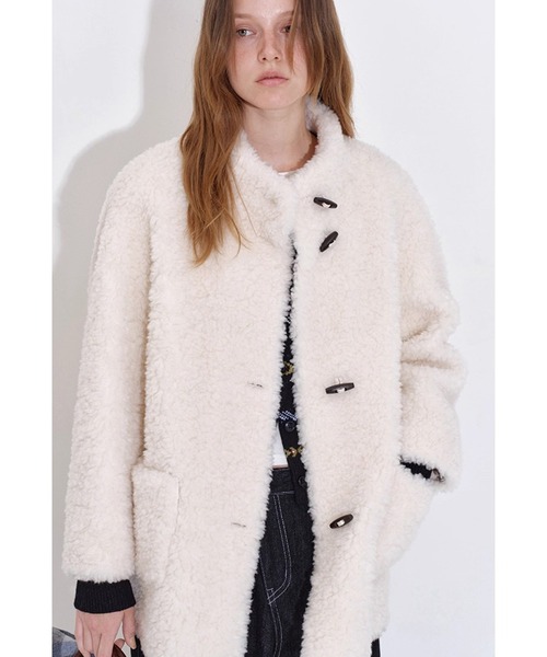 コート アウター スタンドカラー ボアコート FD25W048「Fano Studios