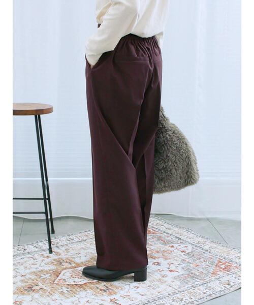 Samansa Mos2 blue（サマンサモスモスブルー） パンツ 裏起毛