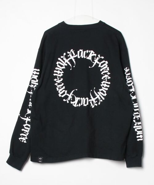 WP 長袖Tシャツ X-LARGE ブラック×ホワイト メンズ : ZOZOTOWN Yahoo