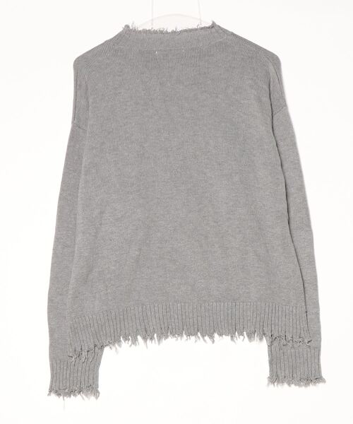 「RNA-N」 長袖ニット M グレー レディース_画像2