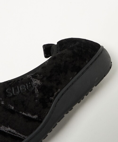 SUBU DOTS VAMP VELVET サンダル　黒 SUBU（スブ） サンダル 「SUBU」DOTS VAMP VELVET BLACK サンダル