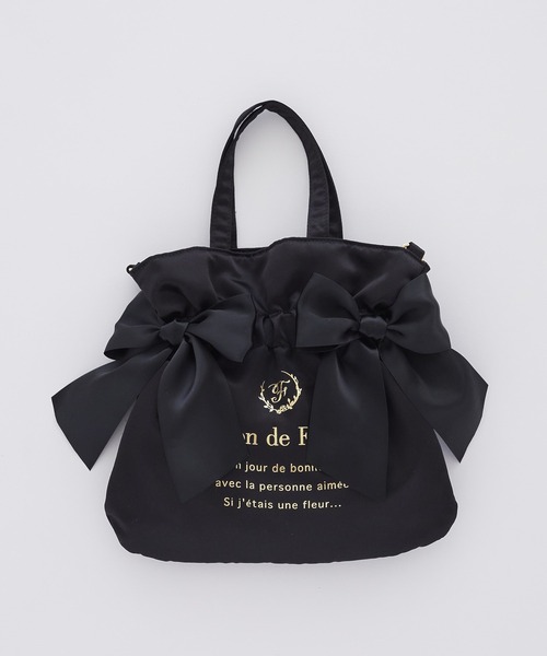 Maison de FLEUR（メゾンドフルール） トートバッグ クリアダブル