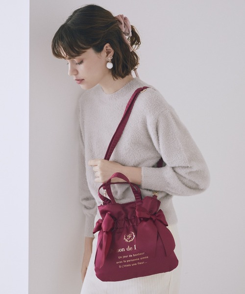 Maison de FLEUR（メゾンドフルール） トートバッグ クリアダブル