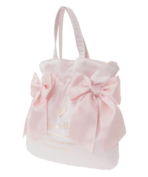 Maison de FLEUR（メゾンドフルール） トートバッグ クリアダブル