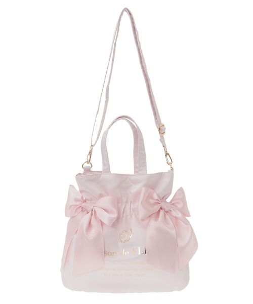 Maison de FLEUR（メゾンドフルール） トートバッグ クリアダブル