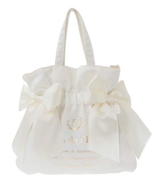 Maison de FLEUR（メゾンドフルール） トートバッグ クリアダブル