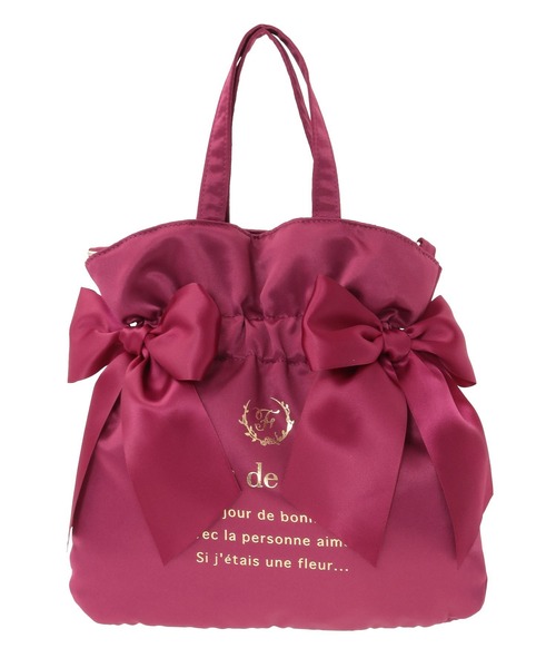 Maison de FLEUR（メゾンドフルール） トートバッグ クリアダブル