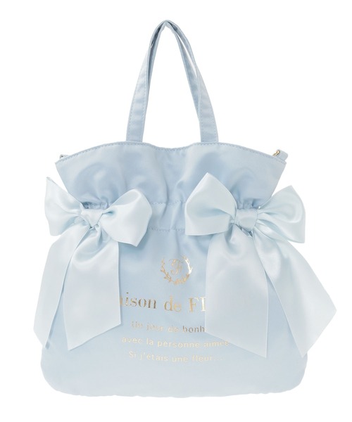 Maison de FLEUR（メゾンドフルール） トートバッグ クリアダブル