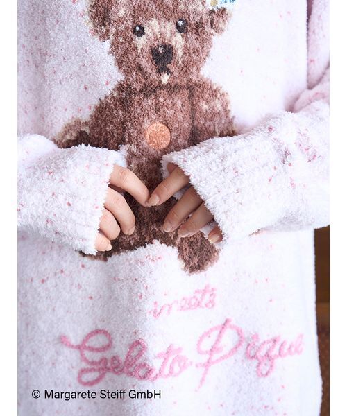 ジェラートピケ 【Steiff】シュタイフ パウダージャガードワンピース ジェラートピケ Steiff シュタイフ パウダージャガードワンピース