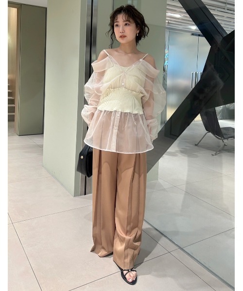 FRAY I.D（フレイ・アイディー） パンツ 1 ホワイト レディース