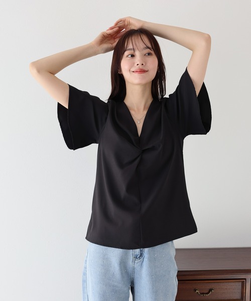 「BLUEEAST」 半袖ブラウス MEDIUM ホワイト レディース_画像9