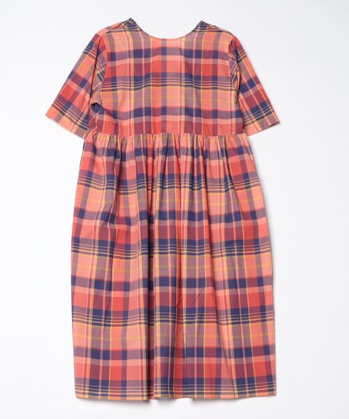 「Steven Alan」 半袖ワンピース S レッド レディースの画像