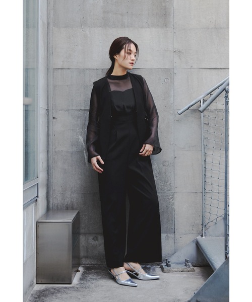 niana（ニアナ） セットアップ サイドベルトジレオールインワン