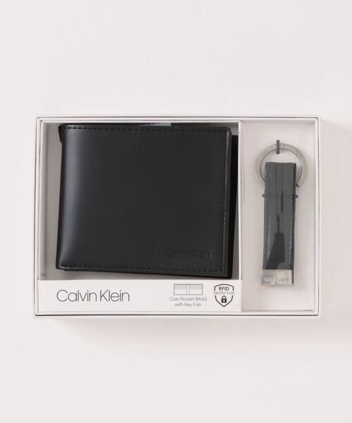 CKカルバン・クライン ミロ 二つ折り財布 カード段4 紺 カルバンクライン 財布 二つ折り財布 紺(ネイビー) CK CALVIN KLEIN